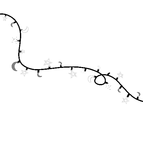 Lunar Lights Candles Sticker