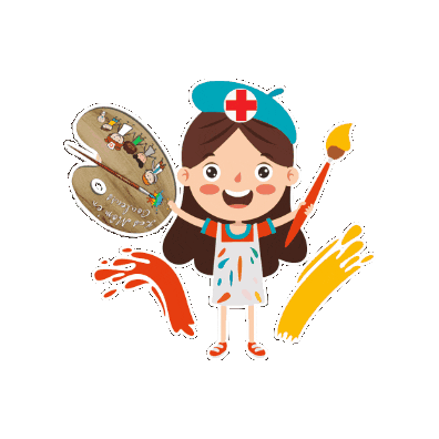 Les Môm'en Couleurs Sticker