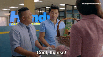 awesome thanks GIF by Kim's Convenience