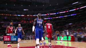 rebound los angeles clippers GIF by NBA