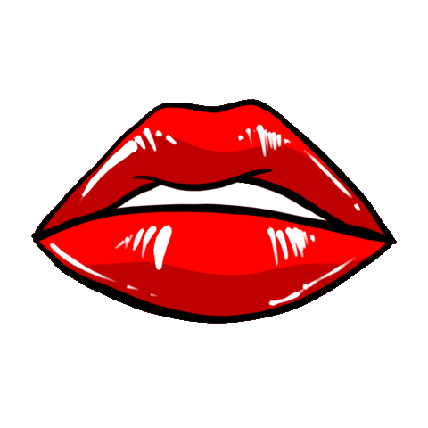 Miami Beach Lips Sticker