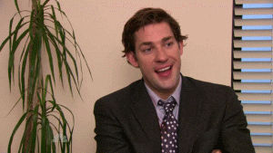 The Office Smile GIF