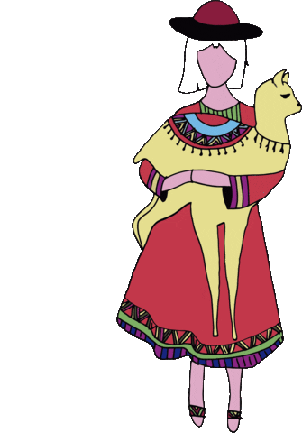 Color Llama Sticker by brunayfausta