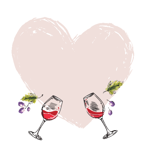 Winelovers Love Sticker by Ficohsa
