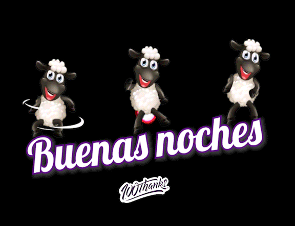 Buenas Noches Descansar GIF by 100Thanks - Find & Share on GIPHY