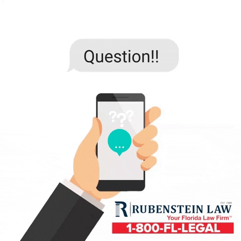 RubensteinLaw question accident law lawyer GIF