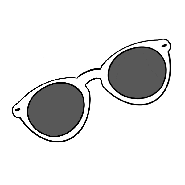 Black And White Sunglasses Sticker by NIVEA Belgium