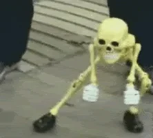 skeleton dancing GIF