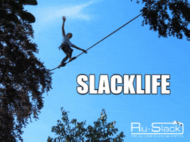 RuSlack balance performer slackline slacker GIF
