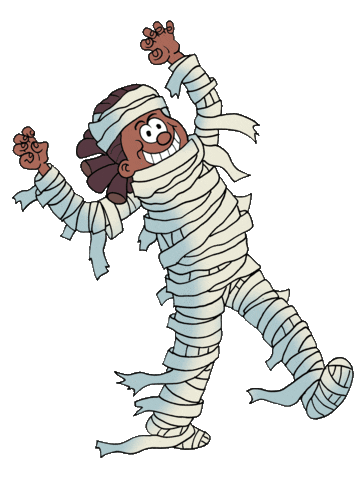 Halloween Mummy Sticker by Beano Studios