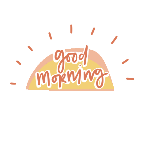 Good Morning Sticker