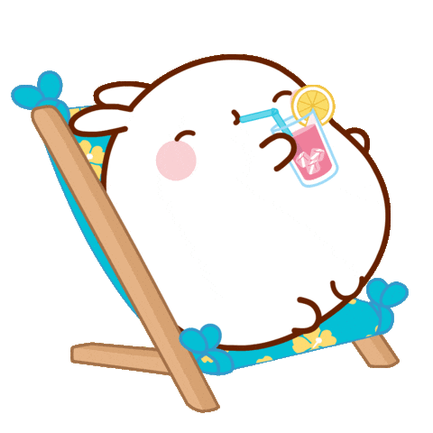 Happy Summer Sticker by Molang