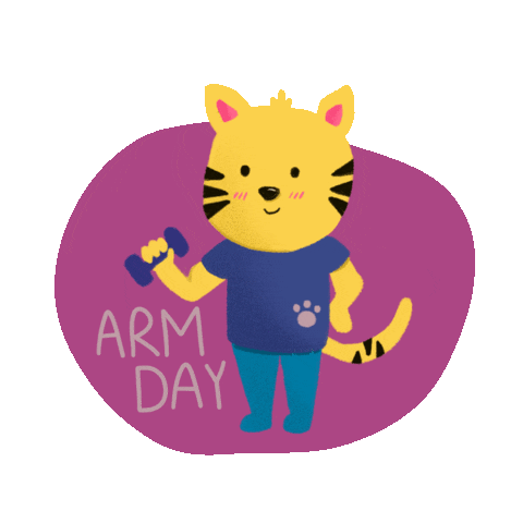 Cat Day Sticker