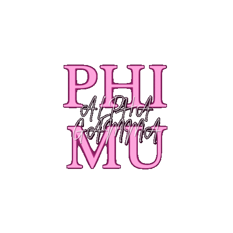 Phi Mu Samford Sticker