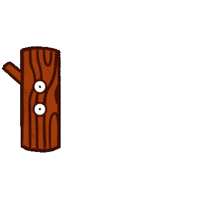 Bored Wood Sticker by Erin Johnson for iOS & Android | GIPHY