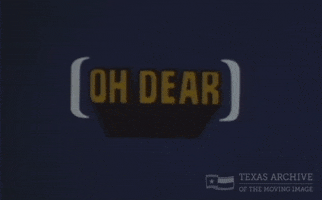 Oh No Television GIF by Texas Archive of the Moving Image