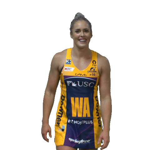 Netball Sclightning Sticker by Sunshine Coast Lightning