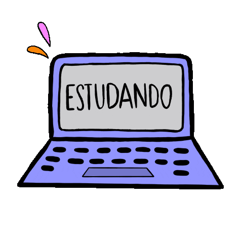 Computador Estudando Sticker for iOS & Android | GIPHY