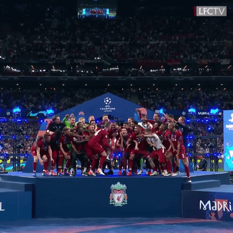 Celebrate Champions League GIF by Liverpool FC - Find & Share on GIPHY