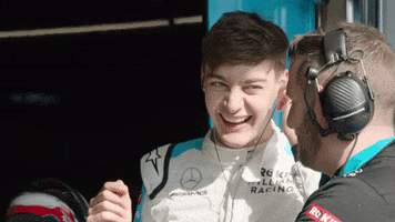 Formula 1 Smile GIF by George Russell