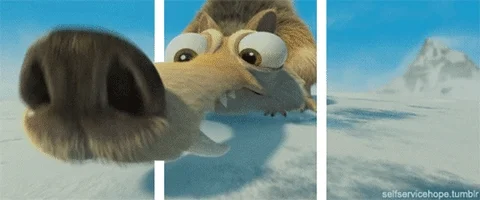 sniffing ice age GIF
