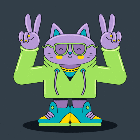 Cool Cat GIF by Psychrome