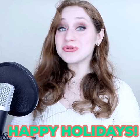 Merry Christmas Smile GIF by Lillee Jean
