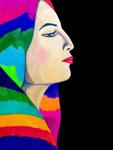 Side Eye Scarf GIF by The LSD Hotel