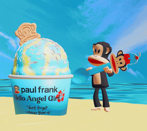 Paul Frank Heart Hello Angel Girl GIFs on GIPHY - Be Animated