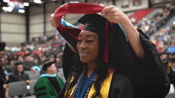 Graduation Smile GIF by University of Central Missouri