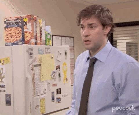 the office calm down gif