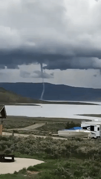 Tornado Spotted From Campground Near Utah's Strawberry Reservoir