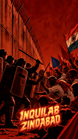 Halla Bol Protest GIF