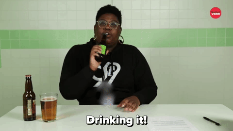 drinking alcohol gif