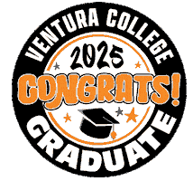 Graduate Celebrate Sticker by Ventura College Official
