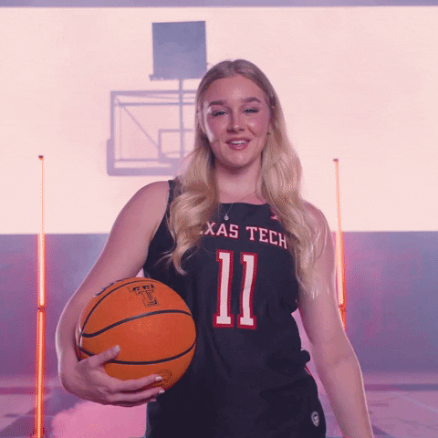 Saga Ukkonen GIF by Texas Tech Women's Basketball