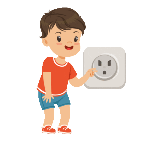 Baby Shock Sticker by IdeaPros