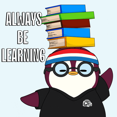 School Read GIF by Pudgy Penguins