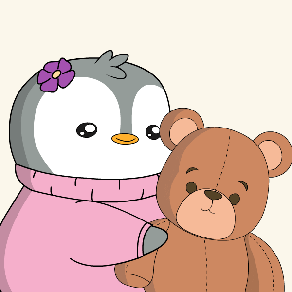 Teddy Bear GIF by Pudgy Penguins