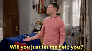 Max Greenfield Help GIF by CBS