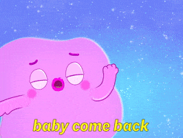 Come Back Pink Blob GIF
