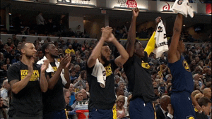 indiana pacers slow clap GIF by NBA