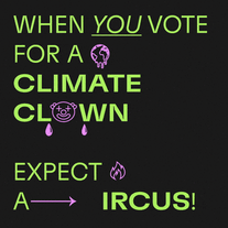 When you vote for a climate clown, expect a circus! Stop Mastriano