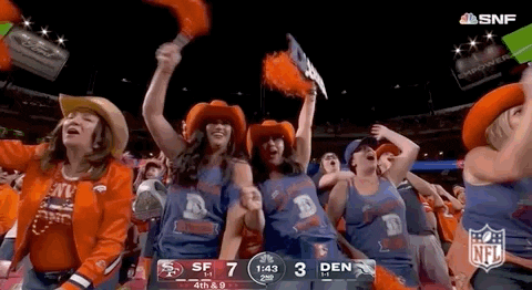 Denver Broncos Football GIF by NFL - Find & Share on GIPHY