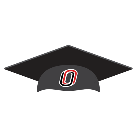 Unomaha Graduation Hat Sticker by UNO Mavericks