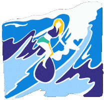 Waves Sticker