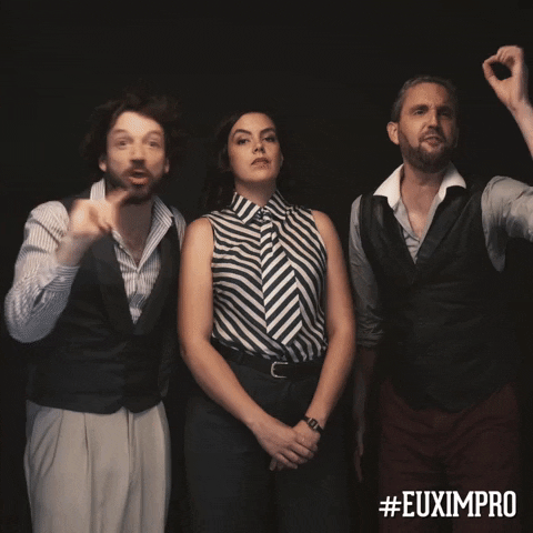 Silence Shut Up GIF by EUX Compagnie d'Improvisation
