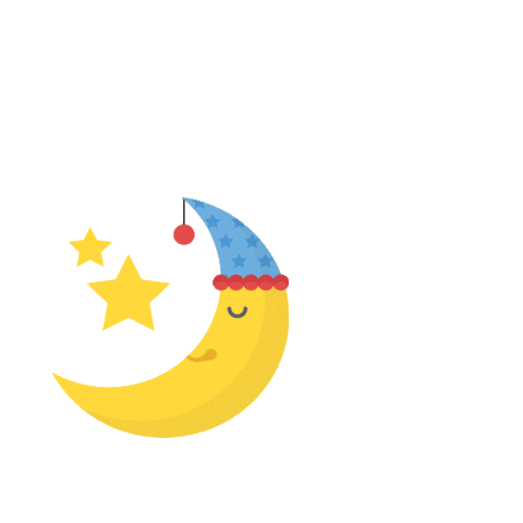 Moon Textile Sticker