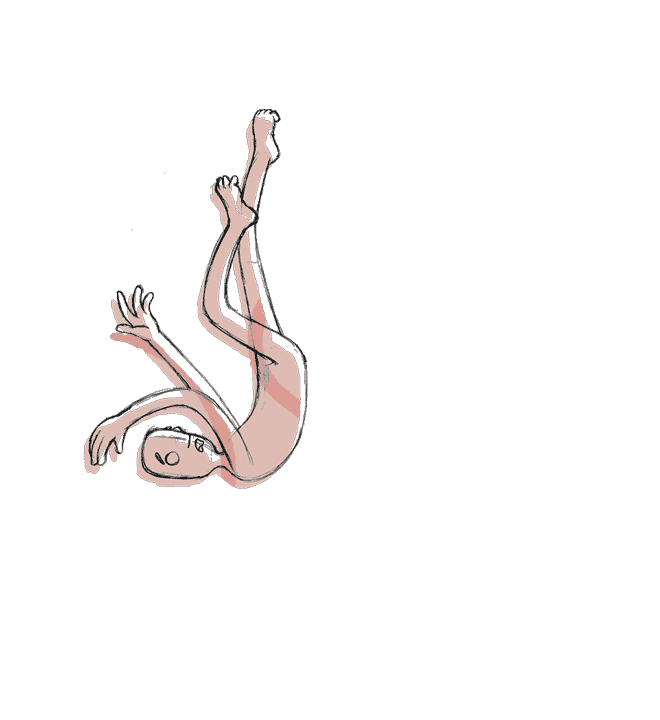 Up In The Air Falling Sticker for iOS & Android GIPHY