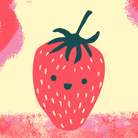 Happy Strawberry GIF